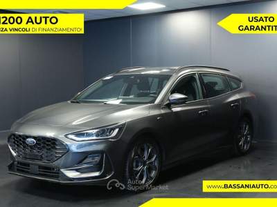 Ford Focus 1.5 EcoBlue 115 CV automatico SW ST-Line Grigio usata Arsiè