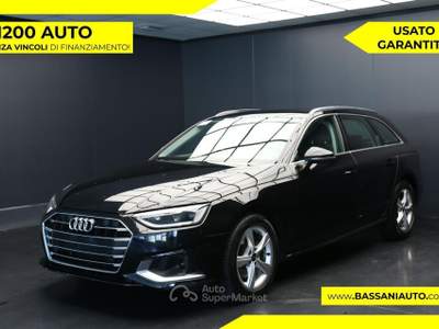 Audi A4 Avant 30 TDI 136CV S tronic Business Advanced Nero usata Arsiè