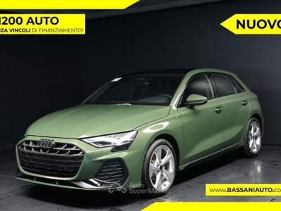 Audi A3 SPORTBACK 35 TFSI 150CV S tronic S line Tetto El. Verde usata Arsiè