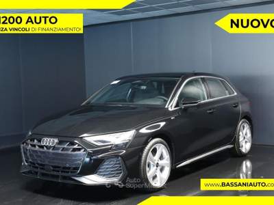 Audi A3 SPB 35 TFSI 150CV S tronic S line Tetto Apribile Nero usata Arsiè