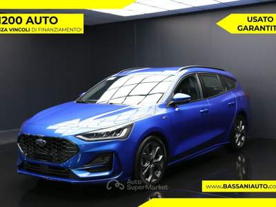 Ford Focus 1.5 EcoBlue 115 CV automatico SW ST-Line Design Blu/Azzurro usata Arsiè