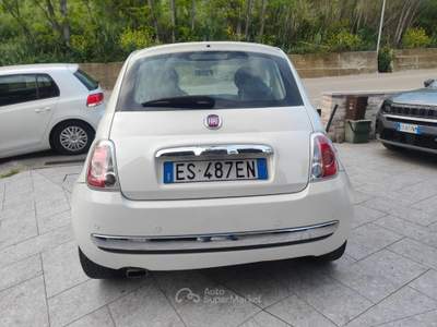 Fiat 500 1.2 Lounge 69cv *VENDUTA* Bianco usata Cappelle sul Tavo