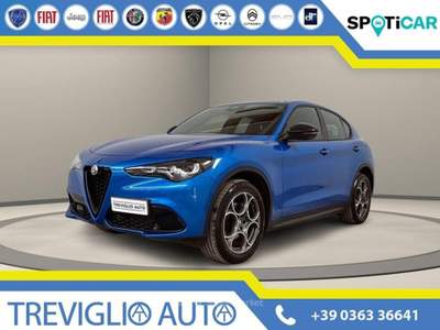 Alfa Romeo Stelvio 2.0 Turbo 280 CV AT8 Q4 Sprint Blu/Azzurro usata Fara Gera d'Adda