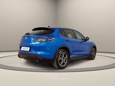 Alfa Romeo Stelvio 2.0 Turbo 280 CV AT8 Q4 Sprint Blu/Azzurro usata Fara Gera d'Adda