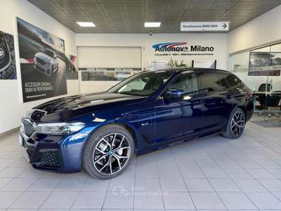 BMW Serie 5 530e e xDrive Touring Msport Blu/Azzurro usata Milano