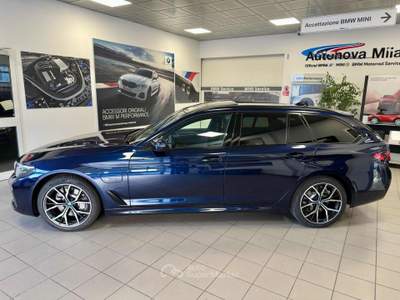 BMW Serie 5 530e e xDrive Touring Msport Blu/Azzurro usata Milano