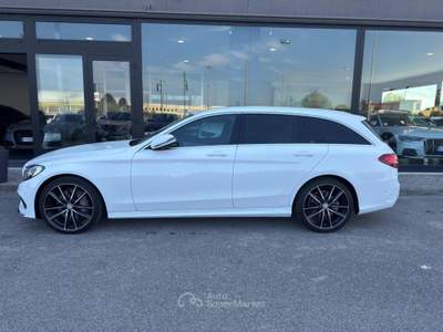Mercedes-Benz Classe C d S.W. Automatic Premium AMG Bianco usata Santa Maria di Sala