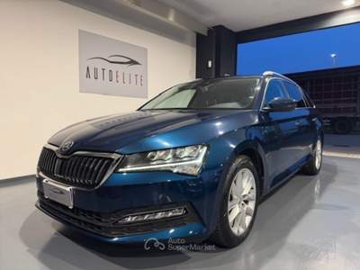 Skoda Superb 2.0 TDI EVO 150 CV SCR DSG Wagon Executive Blu/Azzurro usata Santa Maria di Sala