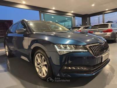 Skoda Superb 2.0 TDI EVO 150 CV SCR DSG Wagon Executive Blu/Azzurro usata Santa Maria di Sala
