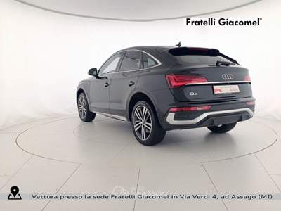 Audi Q5 sportback 40 2.0 tdi mhev 12v s line plus quattro s-tronic Nero usata Assago