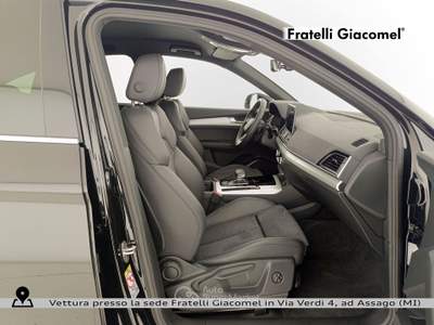 Audi Q5 sportback 40 2.0 tdi mhev 12v s line plus quattro s-tronic Nero usata Assago