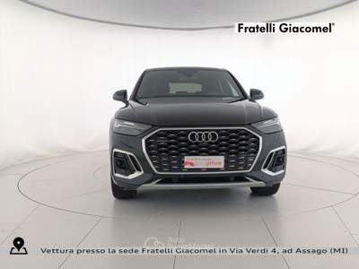 Audi Q5 sportback 40 2.0 tdi mhev 12v s line plus quattro s-tronic Nero usata Assago