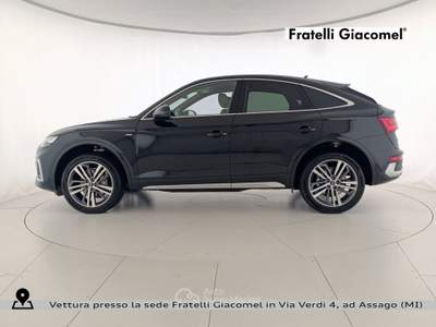 Audi Q5 sportback 40 2.0 tdi mhev 12v s line plus quattro s-tronic Nero usata Assago