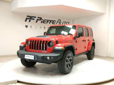 Jeep Wrangler - wrangler unlimited 2.0 phev atx 4xe rubicon Rosso usata Civitanova Marche Jeep Wrangler - wrangler unlimited 2.0 phev atx 4xe rubicon Rosso usata Civitanova Marche