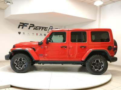Jeep Wrangler  - wrangler unlimited 2.0 phev atx 4xe rubicon Rosso usata Civitanova Marche