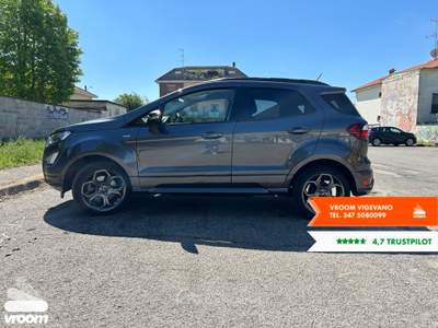 Ford EcoSport 1.0 EcoBoost 125 CV Start&Stop ST-Line Design Grigio usata Vigevano