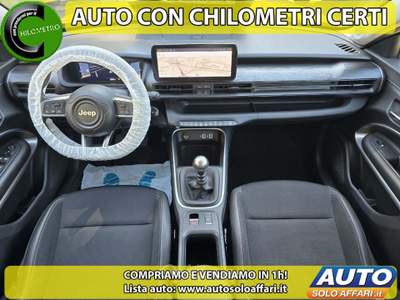 Jeep Avenger 1.2 T ALTITUDE 100CV 20.000KM TAGLIANDI JEEP EURO6E NAVI/FULL LED/PERMUTE Giallo usata Prato