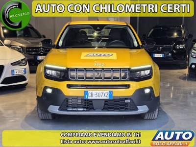 Jeep Avenger 1.2 T ALTITUDE 100CV 20.000KM TAGLIANDI JEEP EURO6E NAVI/FULL LED/PERMUTE Giallo usata Prato