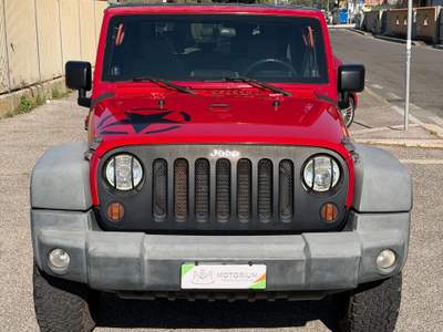 Jeep Wrangler Wrangler 3p 2.8 crd Sport auto dpf Rosso usata Fiumicino