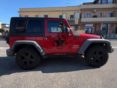 Jeep Wrangler Wrangler 3p 2.8 crd Sport auto dpf Rosso usata Fiumicino