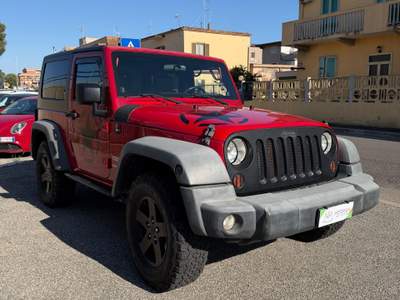 Jeep Wrangler Wrangler 3p 2.8 crd Sport auto dpf Rosso usata Fiumicino