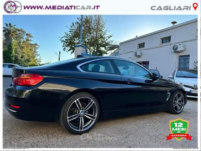 BMW Serie 4 420d 420d Coupé Modern Nero usata Cagliari