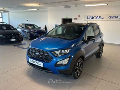 Ford EcoSport 1.000 BENZINA 125 CV ACTIVE ADATTA A NEOPATENTATI Blu/Azzurro usata Alba
