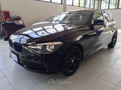 BMW Serie 1 114d 5 porte Nero usata Alpignano