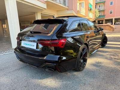 Audi RS 6 Gancio traino Tetto Gommata Tagliandata Nero usata Genova
