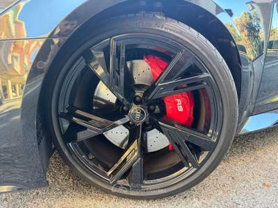 Audi RS 6 Gancio traino Tetto Gommata Tagliandata Nero usata Genova