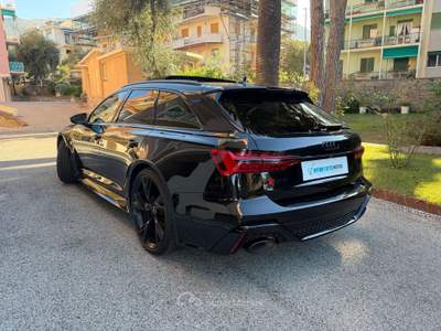 Audi RS 6 Gancio traino Tetto Gommata Tagliandata Nero usata Genova