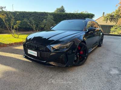 Audi RS 6 Gancio traino Tetto Gommata Tagliandata Nero usata Genova