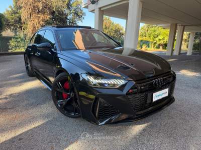 Audi RS 6 Gancio traino Tetto Gommata Tagliandata Nero usata Genova