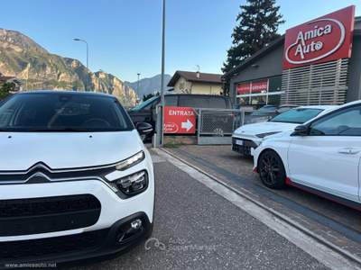 Citroen C3 C3 PureTech 83 S&S Shine VERNICE BICOLORE - BIANCO/TETTO NERO Bianco usata Lavis