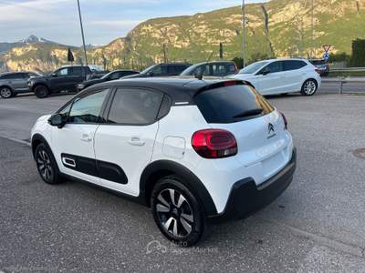 Citroen C3 C3 PureTech 83 S&S Shine VERNICE BICOLORE - BIANCO/TETTO NERO Bianco usata Lavis