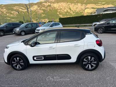 Citroen C3 C3 PureTech 83 S&S Shine VERNICE BICOLORE - BIANCO/TETTO NERO Bianco usata Lavis