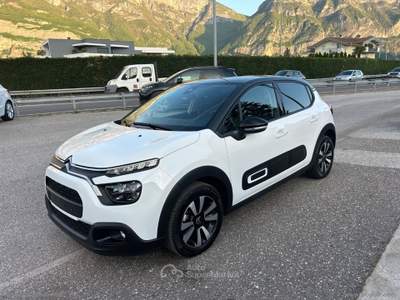 Citroen C3 C3 PureTech 83 S&S Shine VERNICE BICOLORE - BIANCO/TETTO NERO Bianco usata Lavis