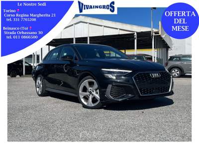 Audi A3 Sportback 35 1.5 TFSI 150CV S-Line S-Tronic Nero usata TORINO