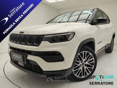 Jeep Compass II 2021 1.5 turbo t4 mhev Summit 2wd 130cv dct Bianco usata Erba