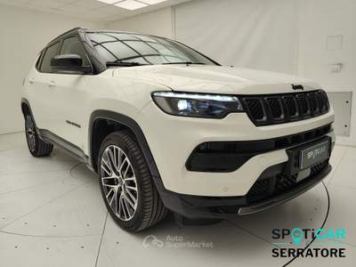 Jeep Compass II 2021 1.5 turbo t4 mhev Summit 2wd 130cv dct Bianco usata Erba