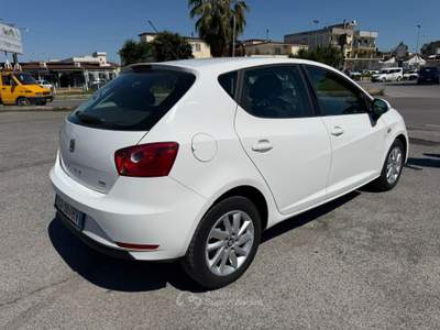 Seat Ibiza 5PORTE 1.2TDI 75CV Bianco usata giugliano in campania