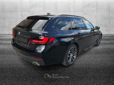 BMW Serie 5 520d 520 d 48V Touring Msport Nero usata Pieve di Cento