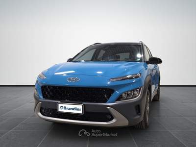 Hyundai Kona  1.6 gdi hev xline 2wd 141cv dct Blu/Azzurro usata Firenze