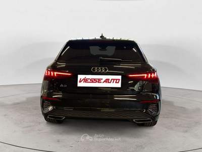 Audi A3 A3 IV 2020 Sportback Sportback 35 2.0 tdi S line Edition s-tronic Nero usata Milano