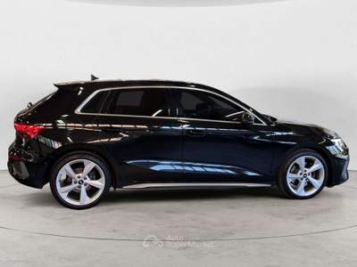 Audi A3 A3 IV 2020 Sportback Sportback 35 2.0 tdi S line Edition s-tronic Nero usata Milano