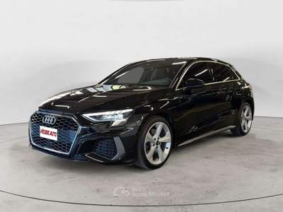 Audi A3 A3 IV 2020 Sportback Sportback 35 2.0 tdi S line Edition s-tronic Nero usata Milano