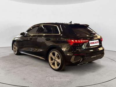 Audi A3 A3 IV 2020 Sportback Sportback 35 2.0 tdi S line Edition s-tronic Nero usata Milano