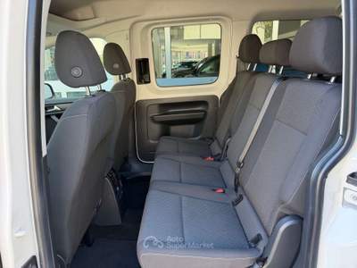Volkswagen Caddy 1.4 TGI Trendline 7 POSTI UNICO PROPRIETARIO BELLISSIMO Bianco usata Cesano Maderno