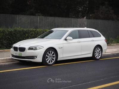 BMW Serie 5 520d d Touring Futura Autom Bianco usata Bari