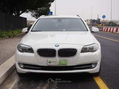 BMW Serie 5 520d d Touring Futura Autom Bianco usata Bari